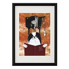 Japanese chin framed for sale  Delivered anywhere in UK