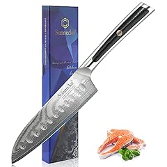 Sunnecko damascus santoku for sale  Delivered anywhere in UK