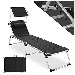 Tectake folding sunlounger for sale  Delivered anywhere in UK