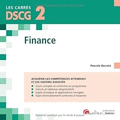 Dscg finance cours d'occasion  Livré partout en France
