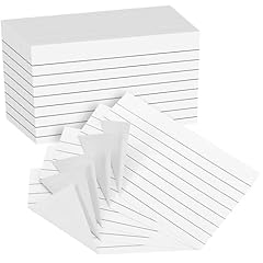 Lined index cards for sale  Delivered anywhere in UK