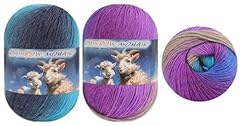 3pk rainbow mohair for sale  Delivered anywhere in USA 