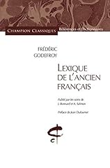 Lexique ancien français d'occasion  Livré partout en France