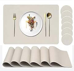 Placemats set faux for sale  Delivered anywhere in USA 