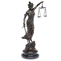 Scultura bronzo justitia usato  Spedito ovunque in Italia 