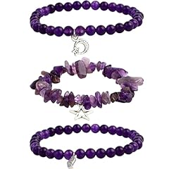 Runmeihe 3pcs amethyst for sale  Delivered anywhere in UK