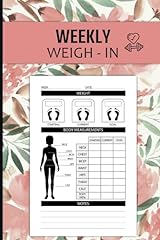 Weekly weigh journal for sale  Delivered anywhere in UK