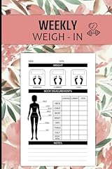 Weekly weigh journal for sale  Delivered anywhere in UK