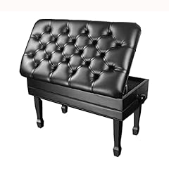 Leather piano bench for sale  Delivered anywhere in UK