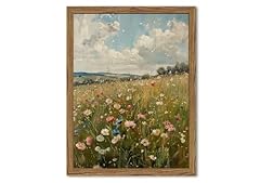 Vintage wildflowers wall for sale  Delivered anywhere in USA 