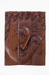 Face budha wood for sale  Delivered anywhere in USA 