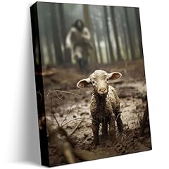 Jesus lamb canvas for sale  Delivered anywhere in USA 