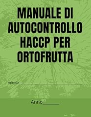 Manuale autocontrollo haccp usato  Spedito ovunque in Italia 