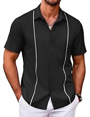 Coofandy guayabera shirt for sale  Delivered anywhere in USA 