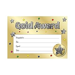 Superstickers gold award for sale  Delivered anywhere in UK