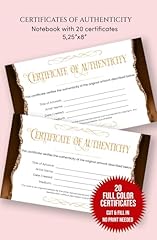 Certificate authenticity artis for sale  Delivered anywhere in UK