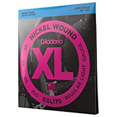 Used, D'Addario EXL170 XL Nickel Wound Regular Light (.045-.100) for sale  Delivered anywhere in UK