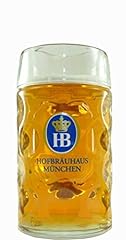 1 X 0.5 Liter HB Hofbrauhaus Munchen Dimpled Glass for sale  Delivered anywhere in Canada