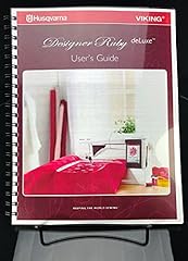 Husqvarna Viking Designer Ruby DeLuxe User's Guide, used for sale  Delivered anywhere in USA 