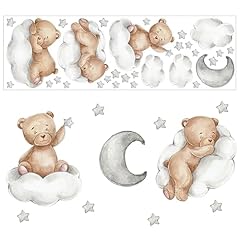 Cartoon bear wall for sale  Delivered anywhere in UK
