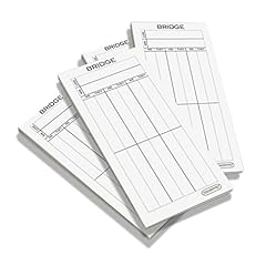 Bridge score pads for sale  Delivered anywhere in UK