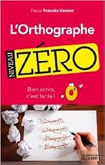Orthographe niveau zéro d'occasion  Livré partout en France