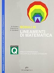Moduli lineamenti matematica. usato  Spedito ovunque in Italia 