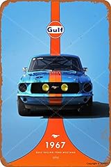 GDRAY Gulf Racing Ford Plaque en métal rétro pour décoration d'occasion  Livré partout en France