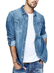 Runcati herren jeanshemd gebraucht kaufen  Wird an jeden Ort in Deutschland