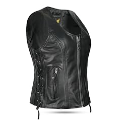 Womens leather waistcoat for sale  Delivered anywhere in UK