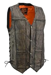 Mens distressed leather for sale  Delivered anywhere in USA 