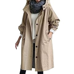 Damen trenchcoat kapuze gebraucht kaufen  Wird an jeden Ort in Deutschland