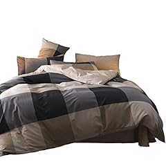 Plaid duvet cover for sale  Delivered anywhere in USA 