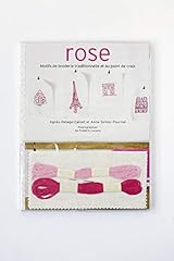 Rose motifs broderie d'occasion  Livré partout en France