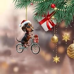 Acrylic dachshund christmas for sale  Delivered anywhere in UK