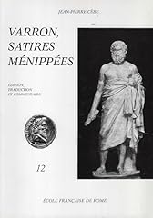 Varron satires ménippées d'occasion  Livré partout en France