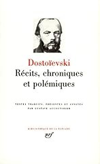 Récits chroniques polémiques d'occasion  Livré partout en France