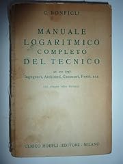 Manuale logaritmico completo usato  Spedito ovunque in Italia 