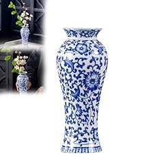Vaso blu bianco usato  Spedito ovunque in Italia 