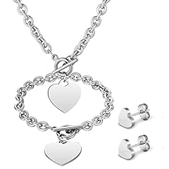 Pcs heart jewelry for sale  Delivered anywhere in USA 