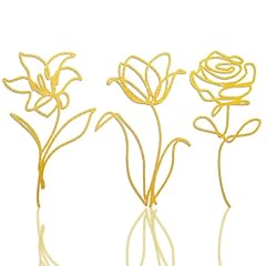 Pieces metal flowers for sale  Delivered anywhere in USA 