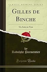 Gilles binche acte d'occasion  Livré partout en Belgiqu