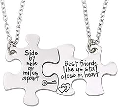 2pcs friends necklaces for sale  Delivered anywhere in USA 
