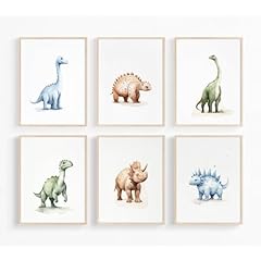 Dinosaur watercolor wall for sale  Delivered anywhere in USA 