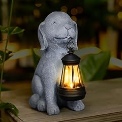 Solar dog statue for sale  Delivered anywhere in USA 