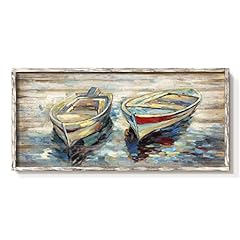Beach boats framed for sale  Delivered anywhere in USA 