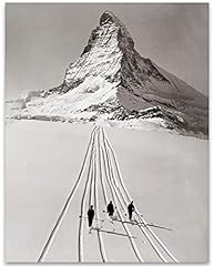 Skiing matterhorn 11x14 for sale  Delivered anywhere in USA 