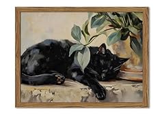 Framed black cat for sale  Delivered anywhere in USA 