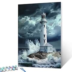 Fantasy lighthouse painting for sale  Delivered anywhere in USA 