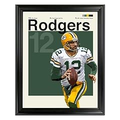 Aaron rodgers framed for sale  Delivered anywhere in USA 